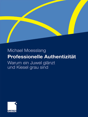 cover image of Professionelle Authentizität